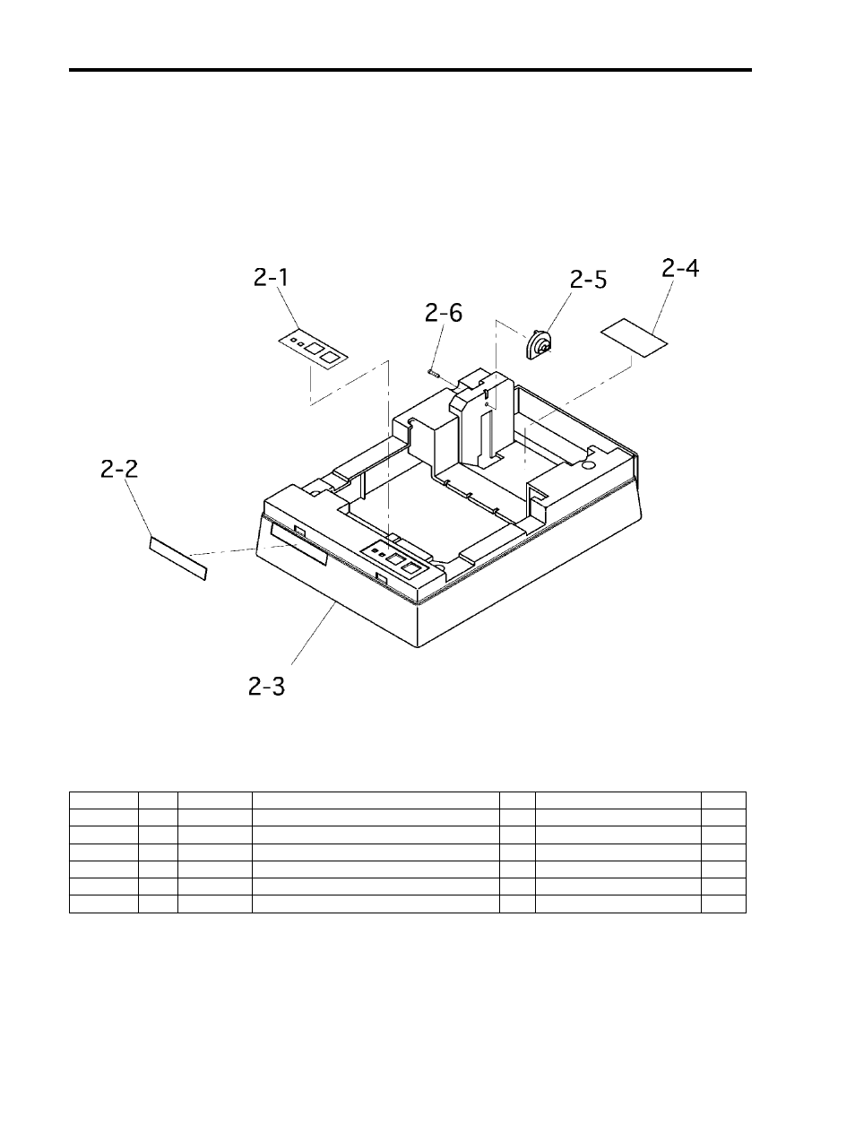 Parts list | Star Micronics SP200F SERIES User Manual | Page 69 / 90