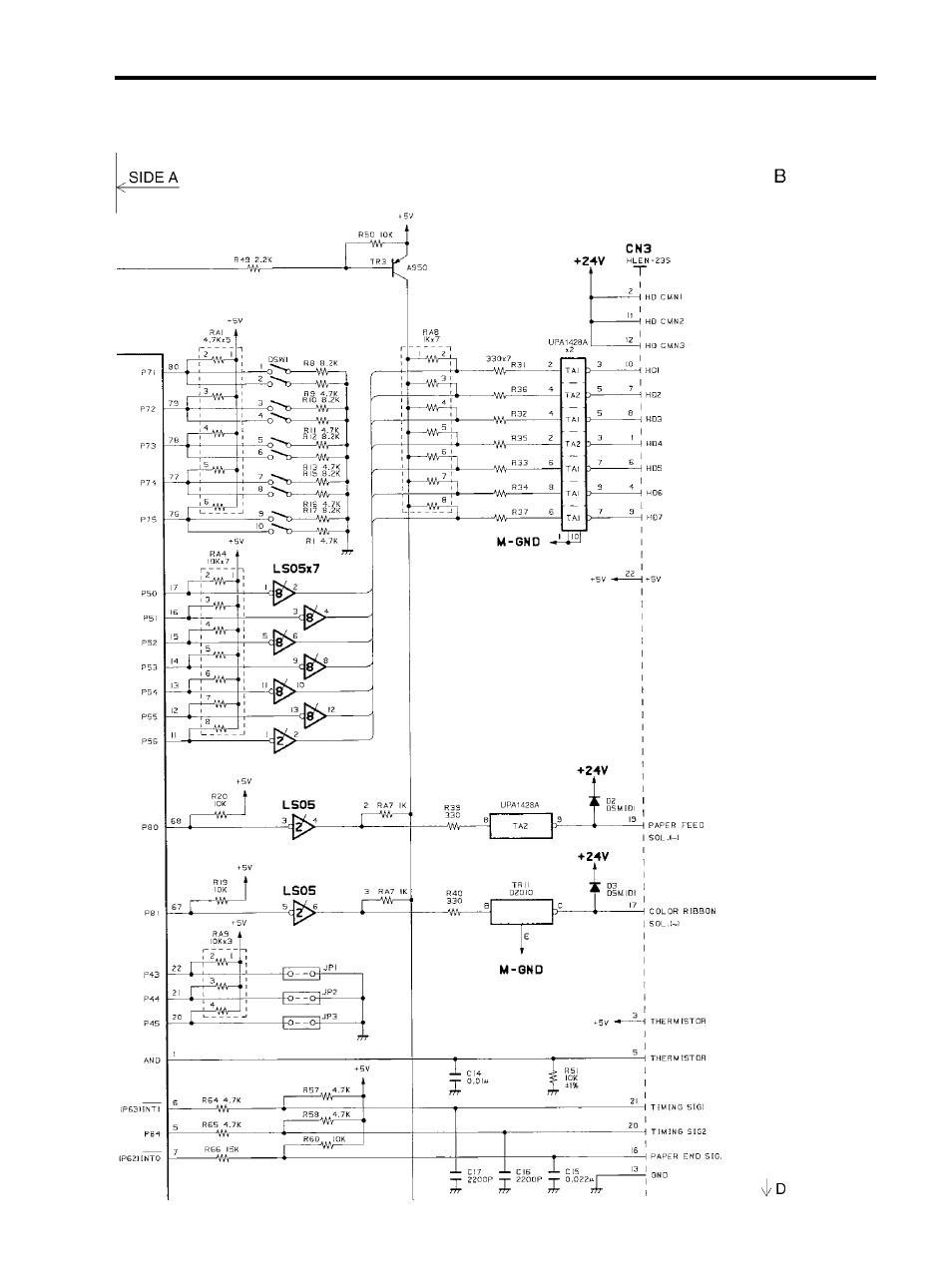 Parts list | Star Micronics SP200F SERIES User Manual | Page 74 / 90