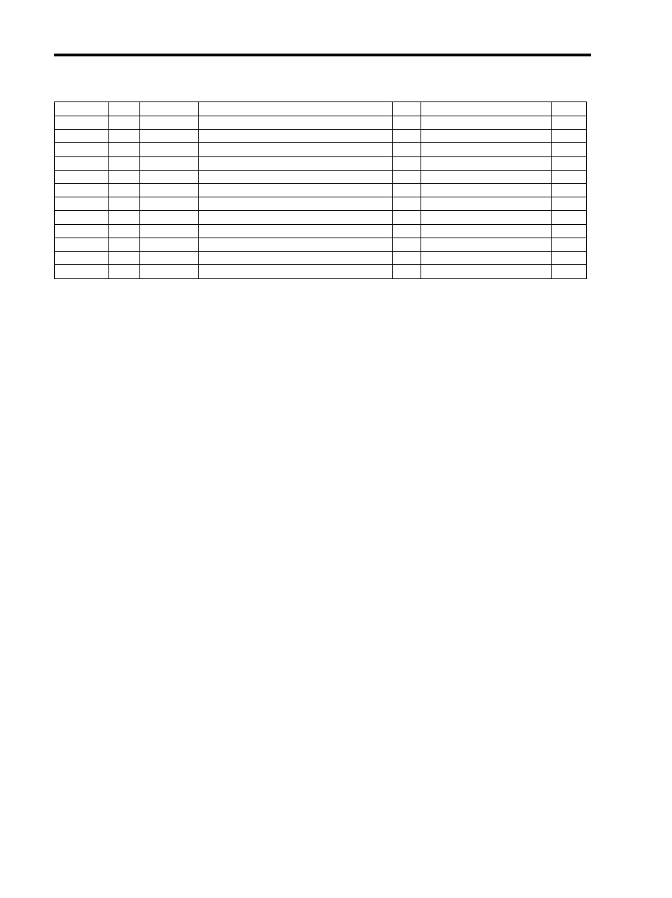 Parts list | Star Micronics SP200F SERIES User Manual | Page 79 / 90