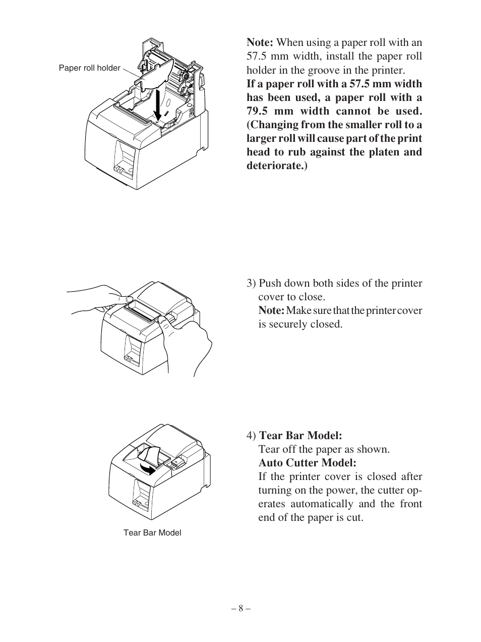 Star Micronics FUTUREPRINT TSP100 User Manual | Page 11 / 32