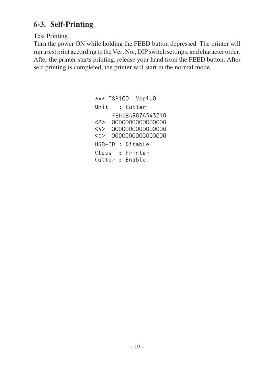 3. self-printing | Star Micronics FUTUREPRINT TSP100 User Manual | Page 22 / 32