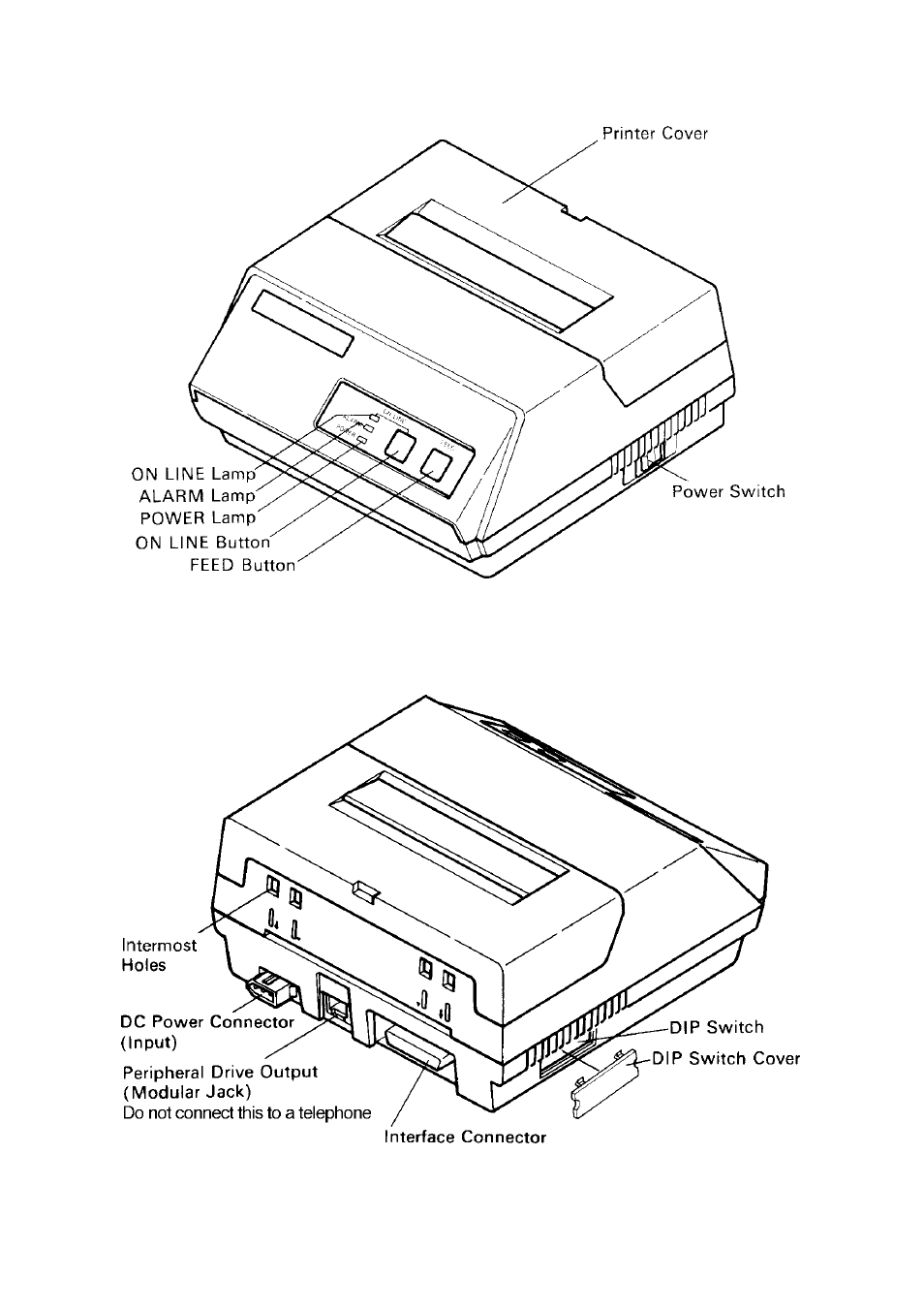 2. printer | Star Micronics DP8340RC User Manual | Page 10 / 40