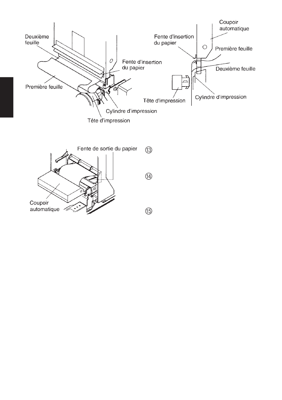 3. enlèvement d’un rouleau de papier | Star Micronics SP342F-A User Manual | Page 24 / 62