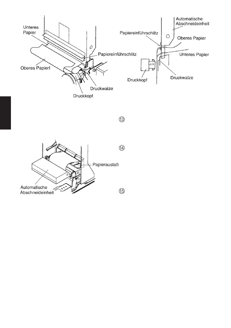 3. entfernen des rollenpapiers | Star Micronics SP342F-A User Manual | Page 36 / 62