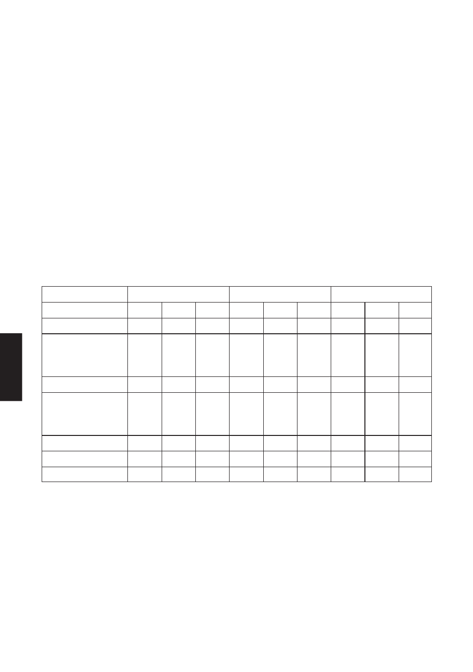 General specifications | Star Micronics SP342F-A User Manual | Page 56 / 62