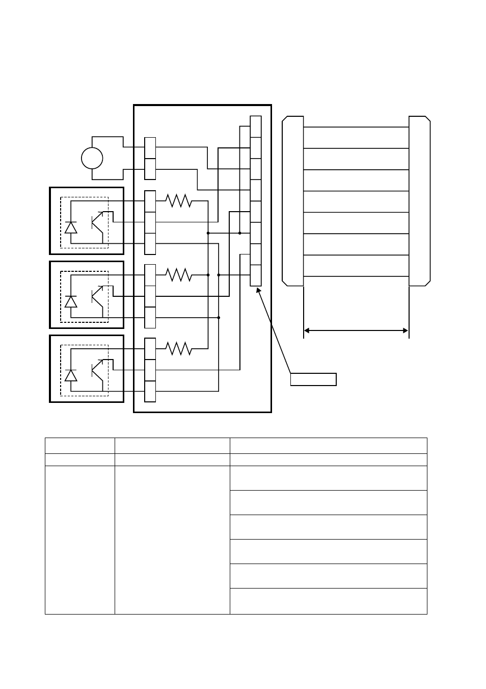 5 connector, 1 paper detector and motor | Star Micronics PR921-24-A User Manual | Page 13 / 31