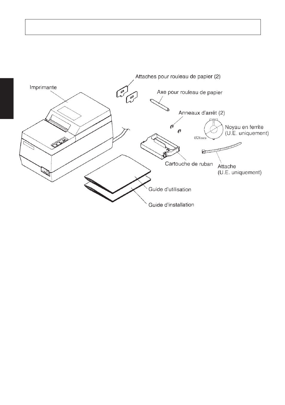 Déballage et installation, 1. déballage, 2. remarques concernant la manipulation | Star Micronics SP312F User Manual | Page 10 / 36