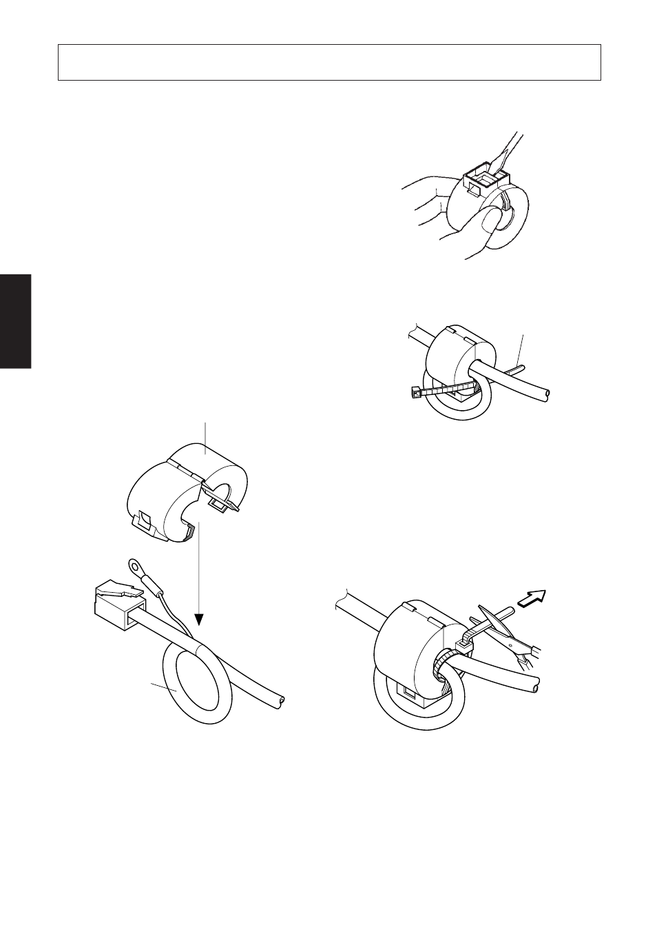 Installation des ferritkerns | Star Micronics SP312F User Manual | Page 18 / 36
