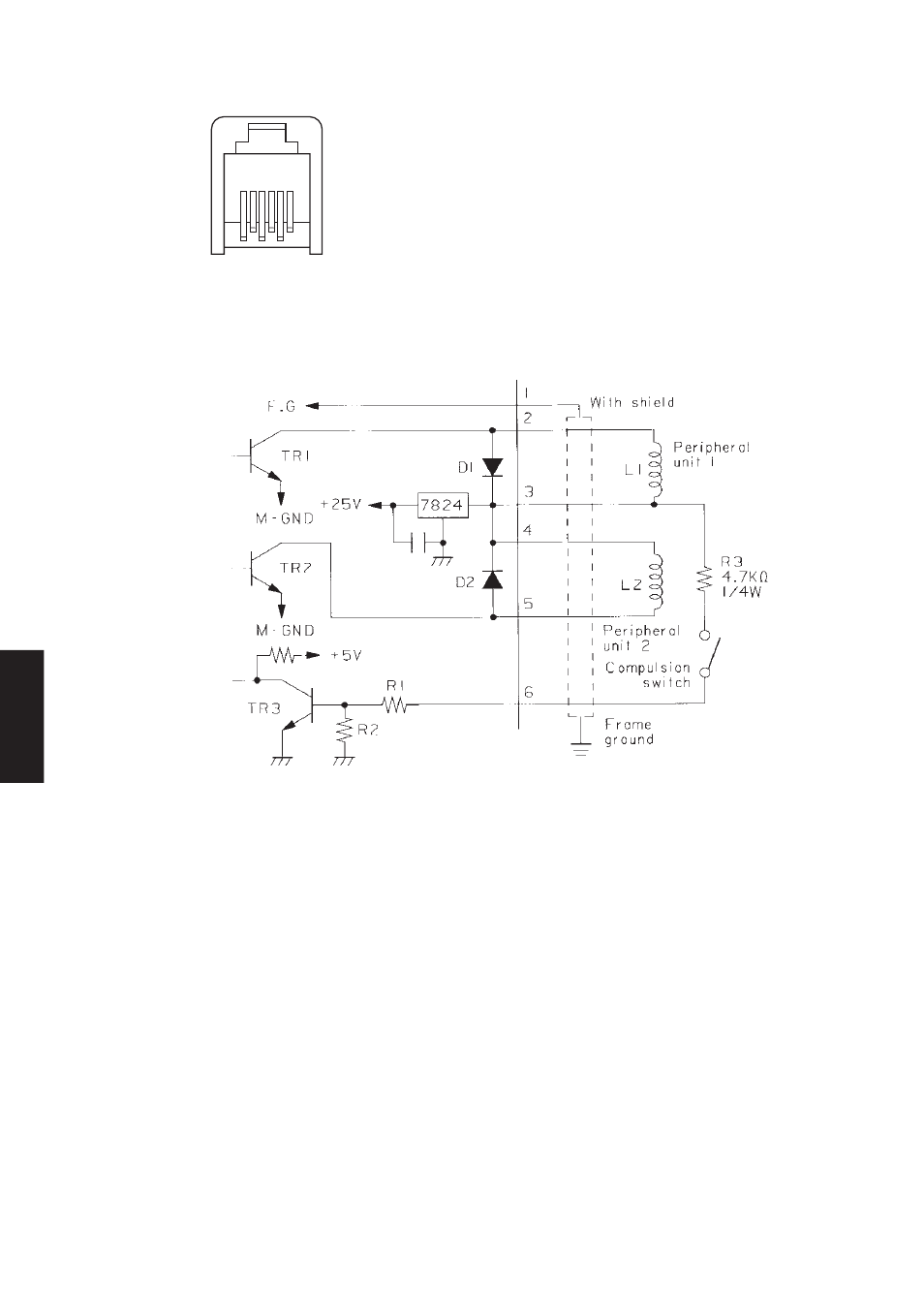Peripheral unit drive circuit | Star Micronics SP312F User Manual | Page 34 / 36