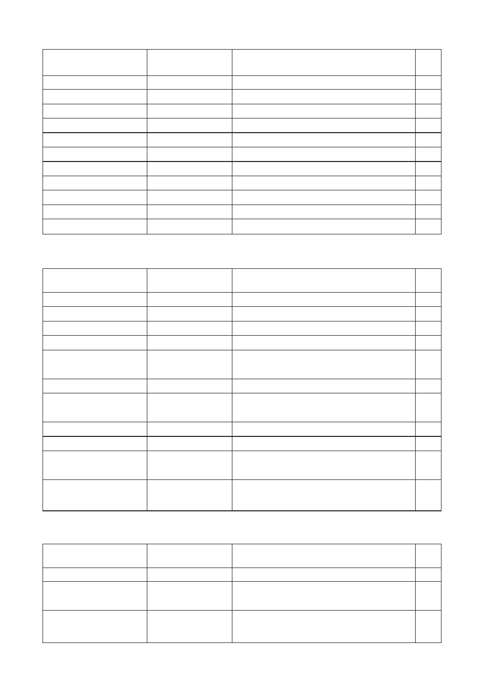 Control codes used for page layout, Control code used for graphics printing, Control codes used for download characters | Star Micronics SP300 Series User Manual | Page 34 / 70
