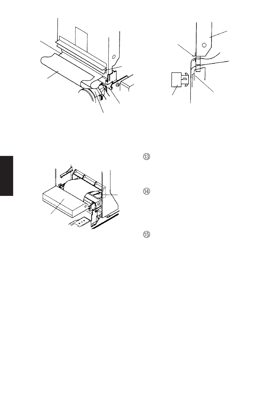3. rimozione della carta in rotolo | Star Micronics 347F User Manual | Page 48 / 63