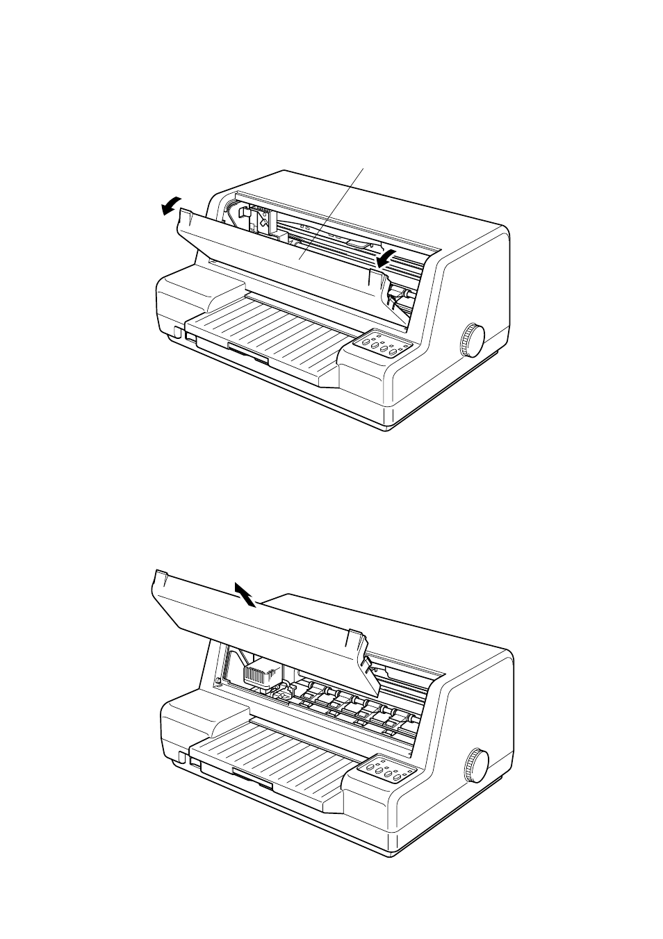 Opening the front cover, Removing the front cover | Star Micronics LC-8021 User Manual | Page 10 / 86