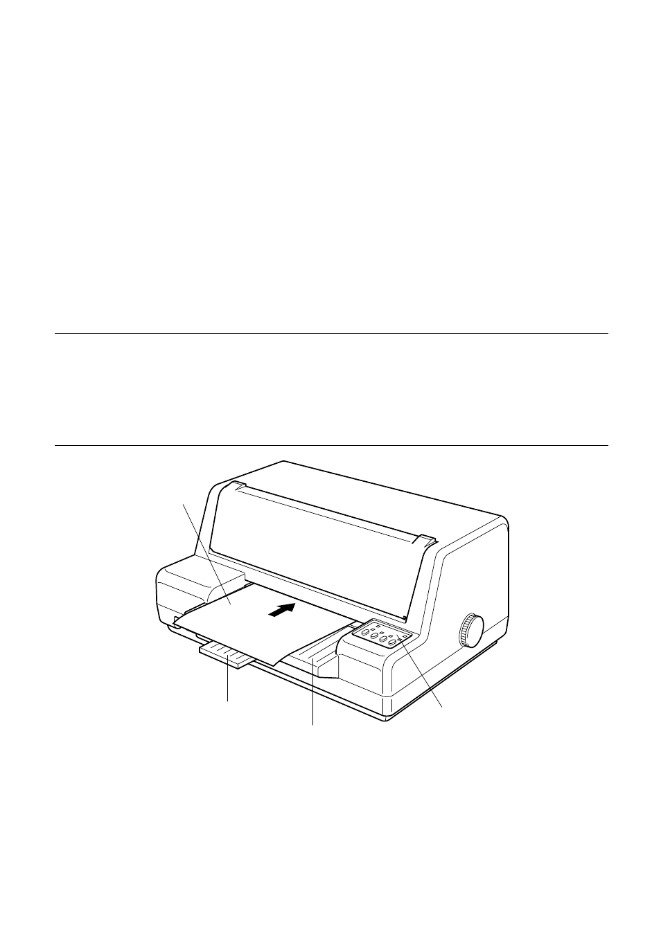 Feeding cut-sheet paper into the printer | Star Micronics LC-8021 User Manual | Page 43 / 86