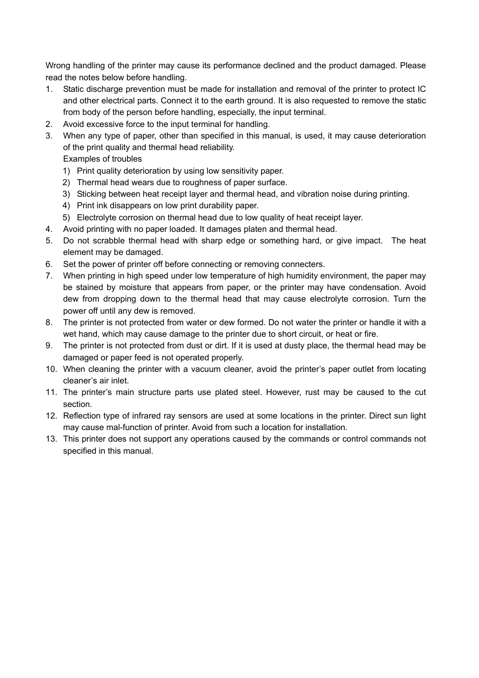 Star Micronics NP-225 User Manual | Page 2 / 45