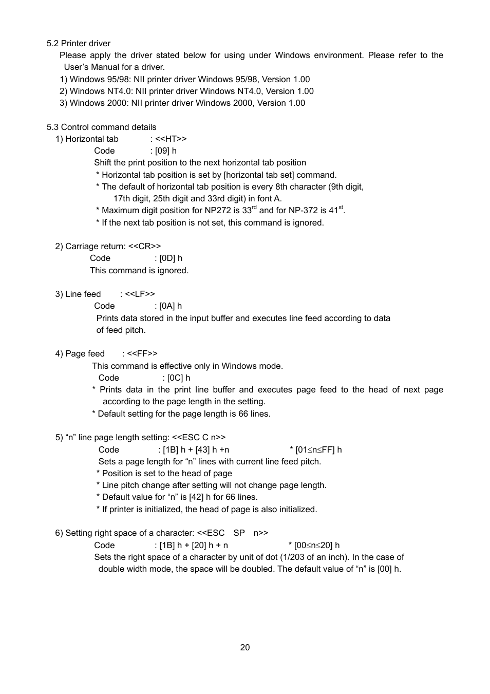 Star Micronics NP-225 User Manual | Page 23 / 45