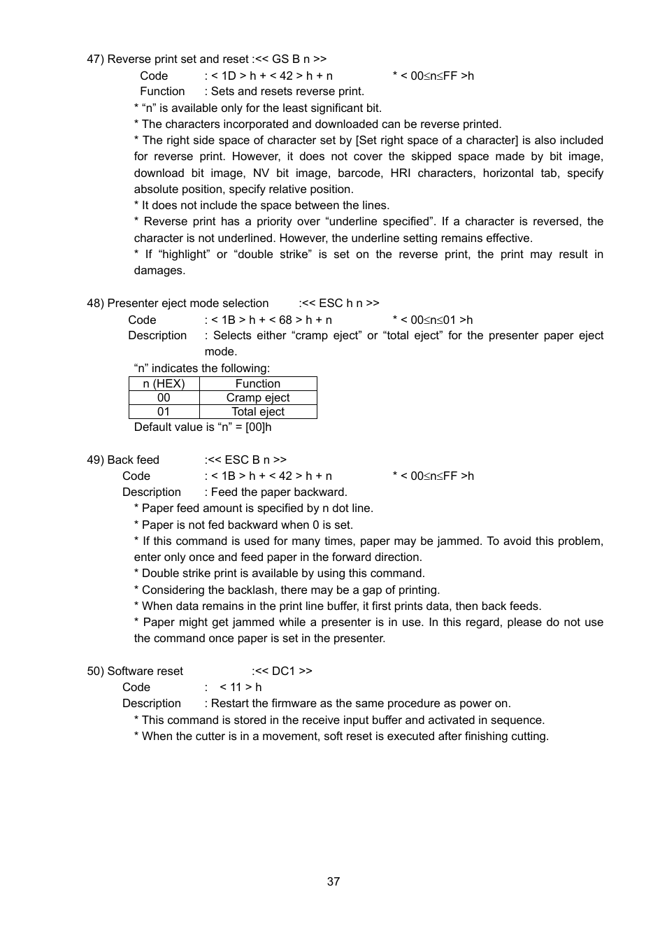 Star Micronics NP-225 User Manual | Page 40 / 45