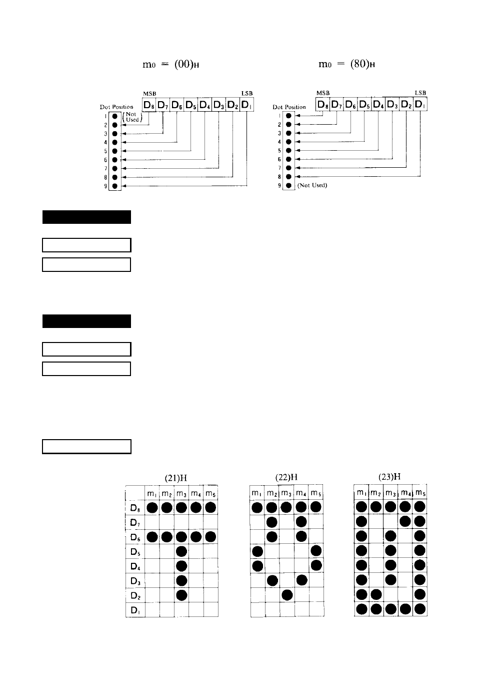 Esc % 1 (1b), Or (1b), Select download character | Esc % 0 (1b), Cancel download character | Star Micronics DP8340 User Manual | Page 20 / 59