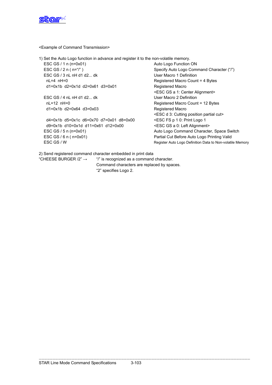 Star Micronics Line Thermal Printer User Manual | Page 119 / 181