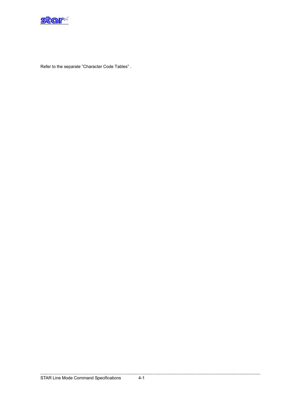 Character code tables | Star Micronics Line Thermal Printer User Manual | Page 141 / 181