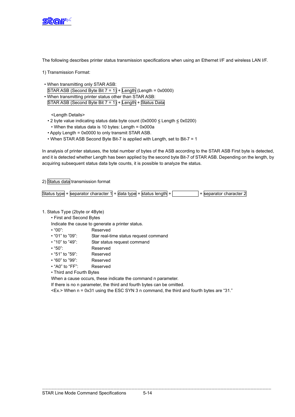 Star Micronics Line Thermal Printer User Manual | Page 155 / 181