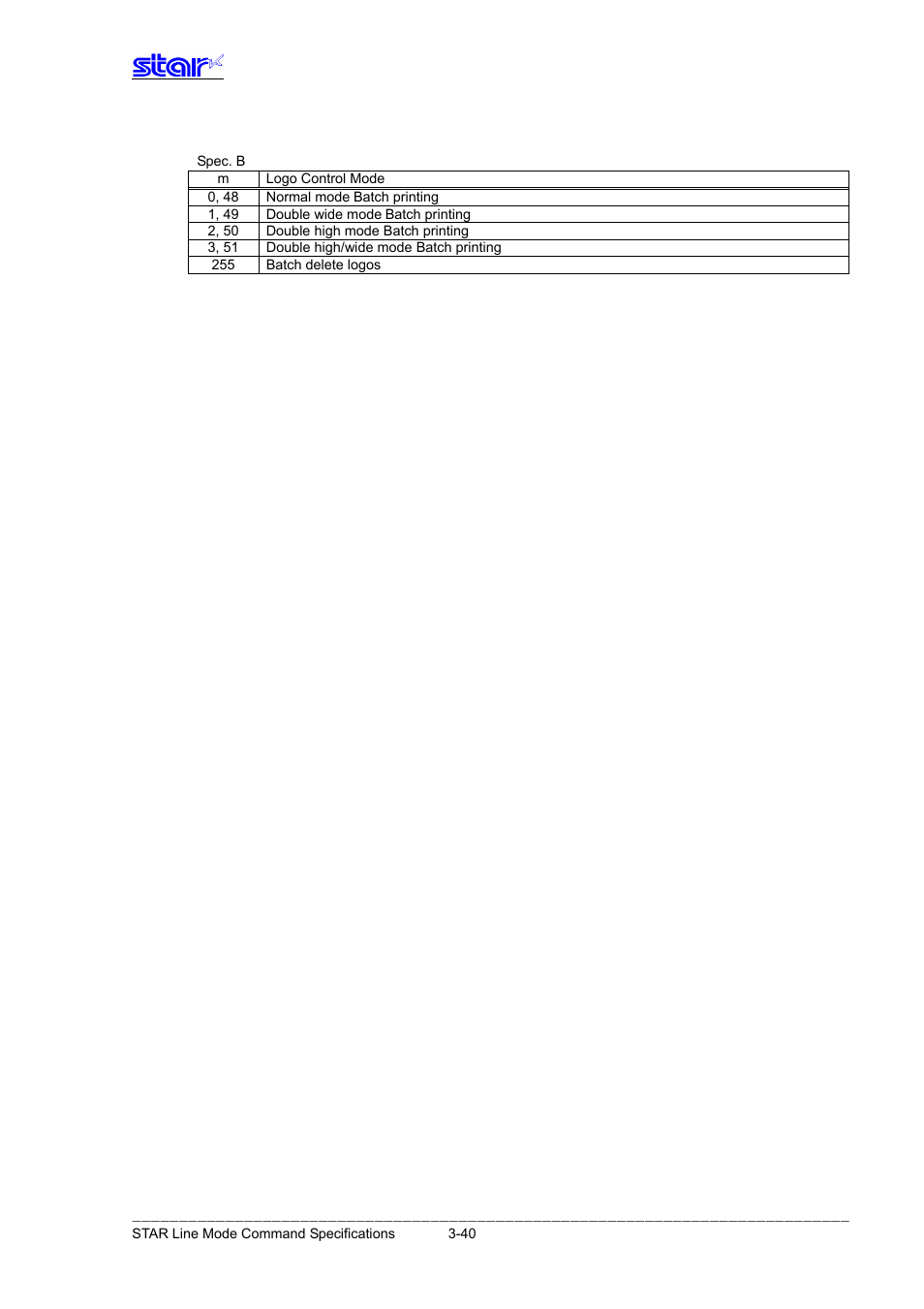 Star Micronics Line Thermal Printer User Manual | Page 56 / 181