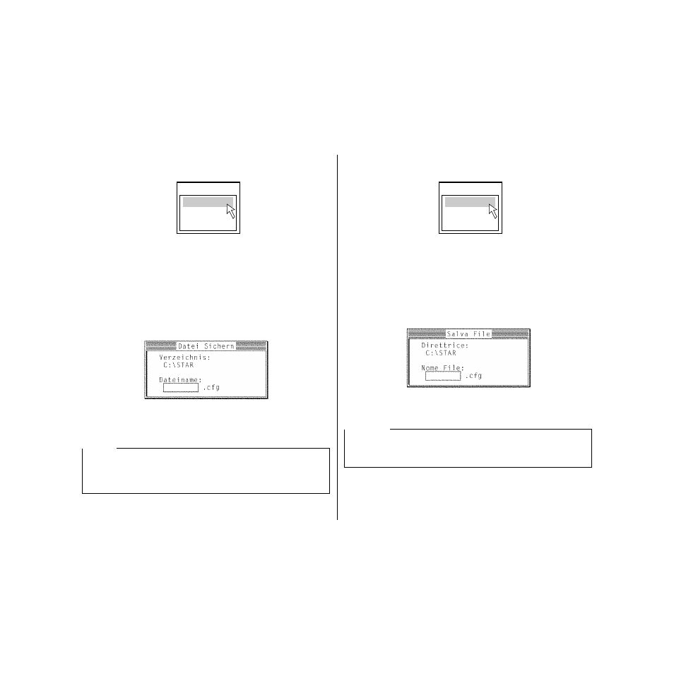 Änderung der schnittstelle, Cambiamento della porta stampante | Star Micronics PUNKT-MATRIX-DRUCKER LC-7211 User Manual | Page 79 / 182