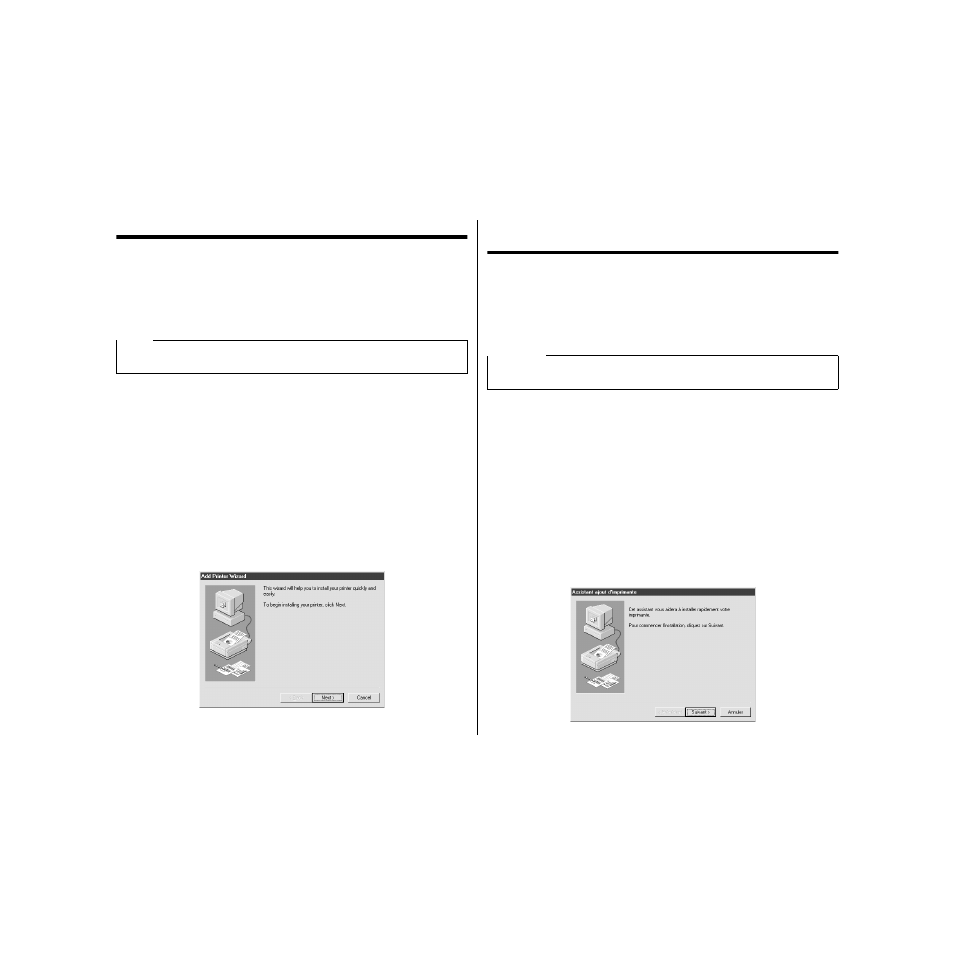 Chapter 6: using the printer with windows 95, Setting up the printer in windows 95, Configuration de l’imprimante sous windows 95 | Star Micronics PUNKT-MATRIX-DRUCKER LC-7211 User Manual | Page 96 / 182