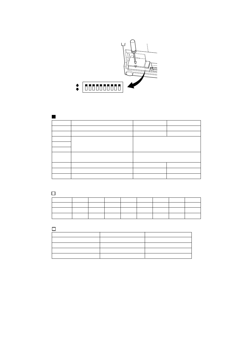 Débit en bauds, Commutateurs dip | Star Micronics Star SP200 Series User Manual | Page 27 / 127