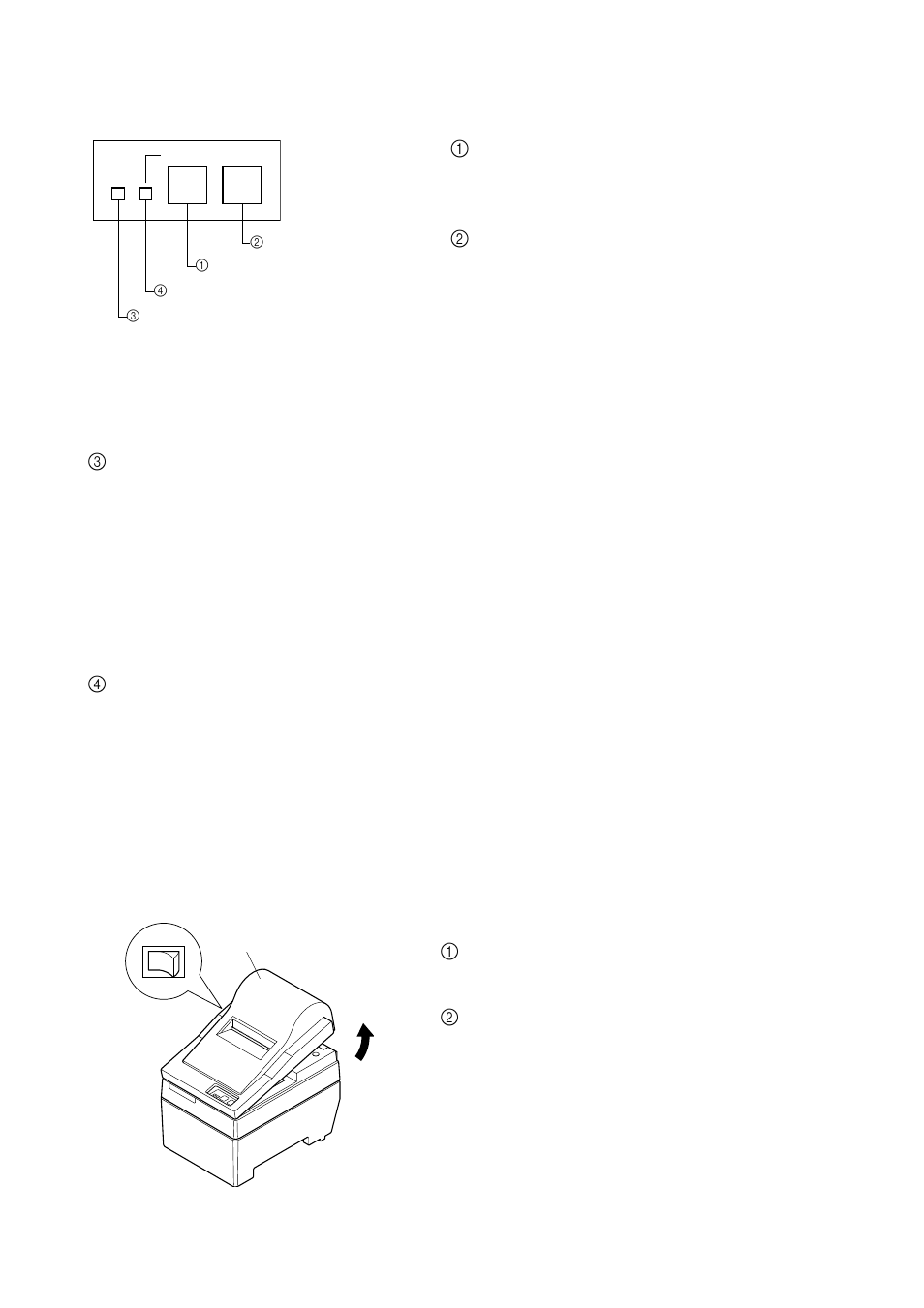 Bedienfeld, Einlegen der farbbandkassette (abreißkantenmodell) | Star Micronics Star SP200 Series User Manual | Page 34 / 127