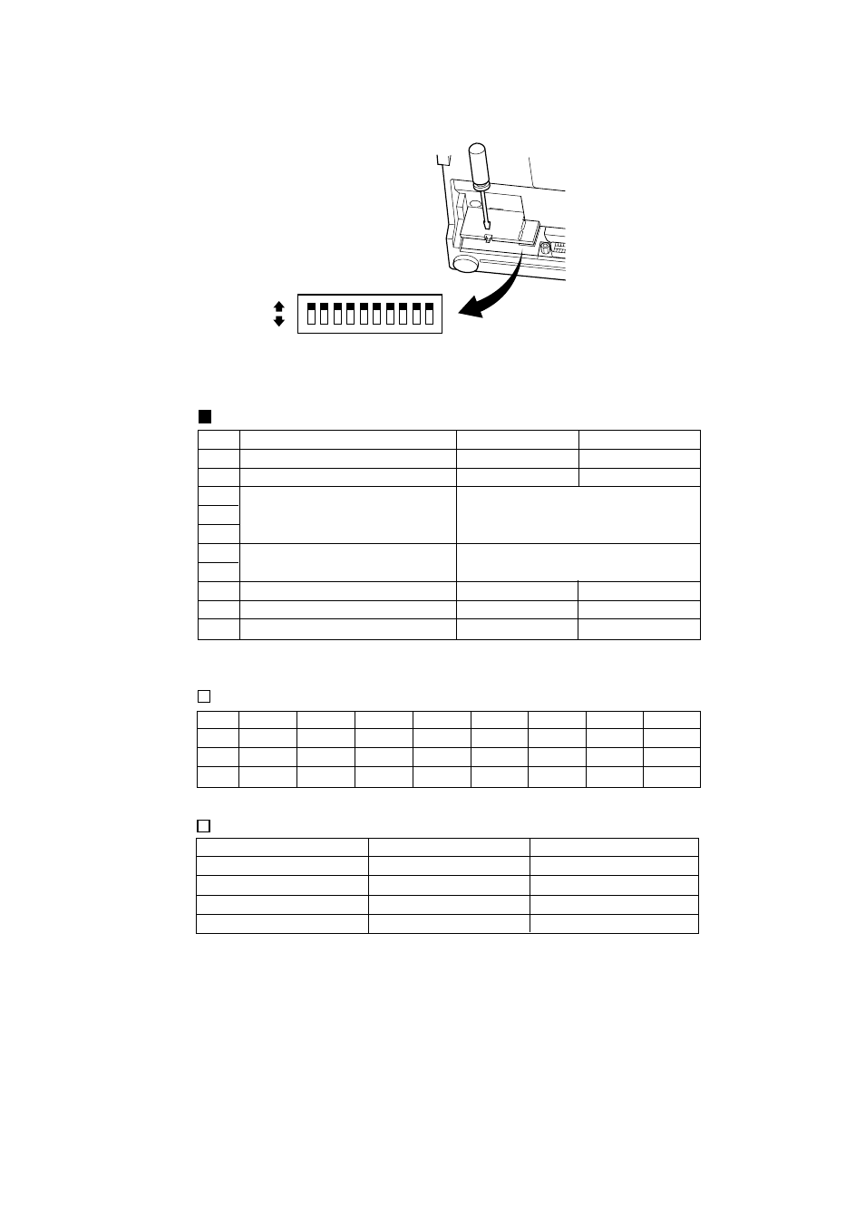 Datenübertragungsrate (baudrate), Dip-schalter, Internationaler zeichensatz | Star Micronics Star SP200 Series User Manual | Page 41 / 127