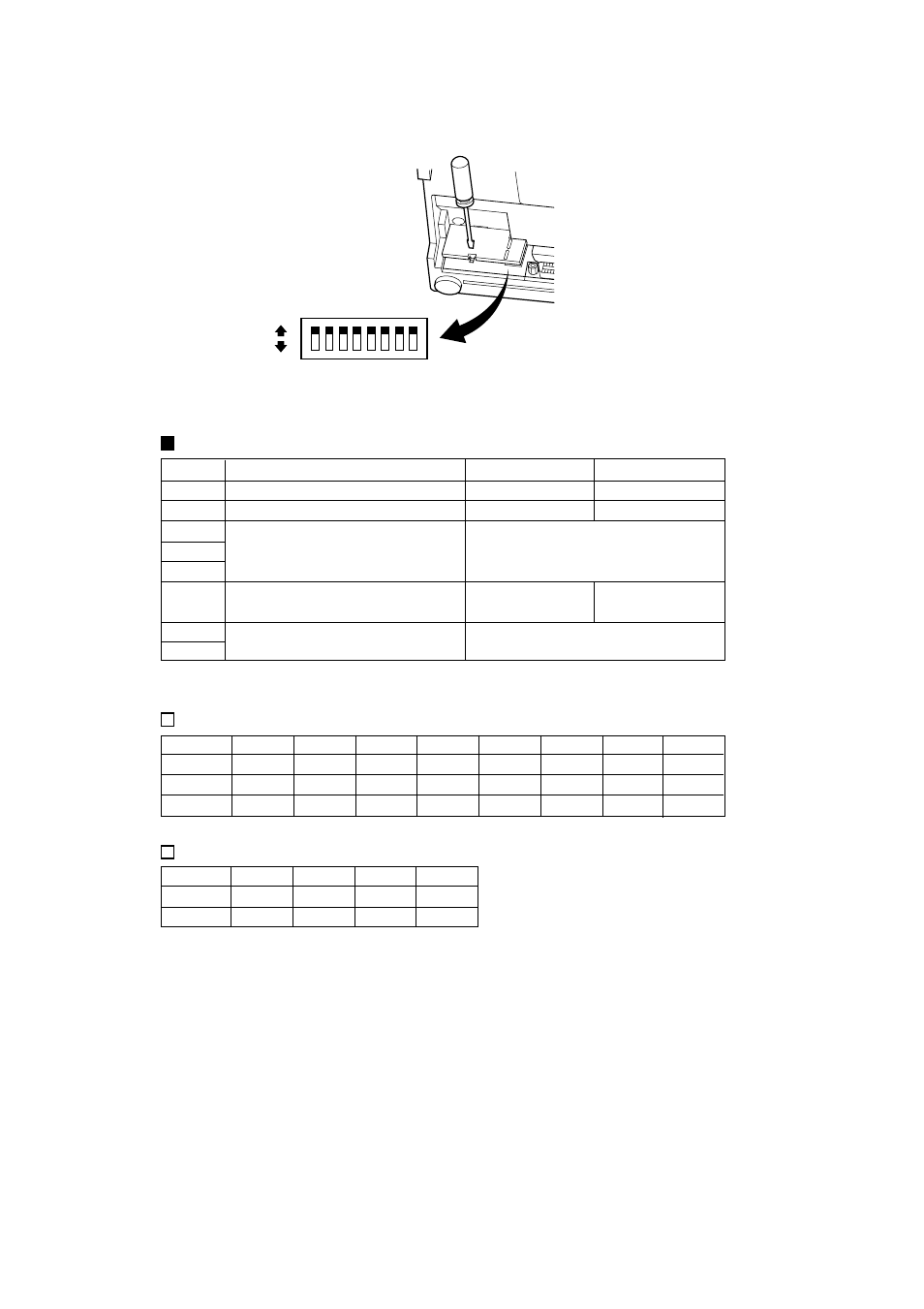 Interruttori dip, Generazione caratteri | Star Micronics Star SP200 Series User Manual | Page 54 / 127