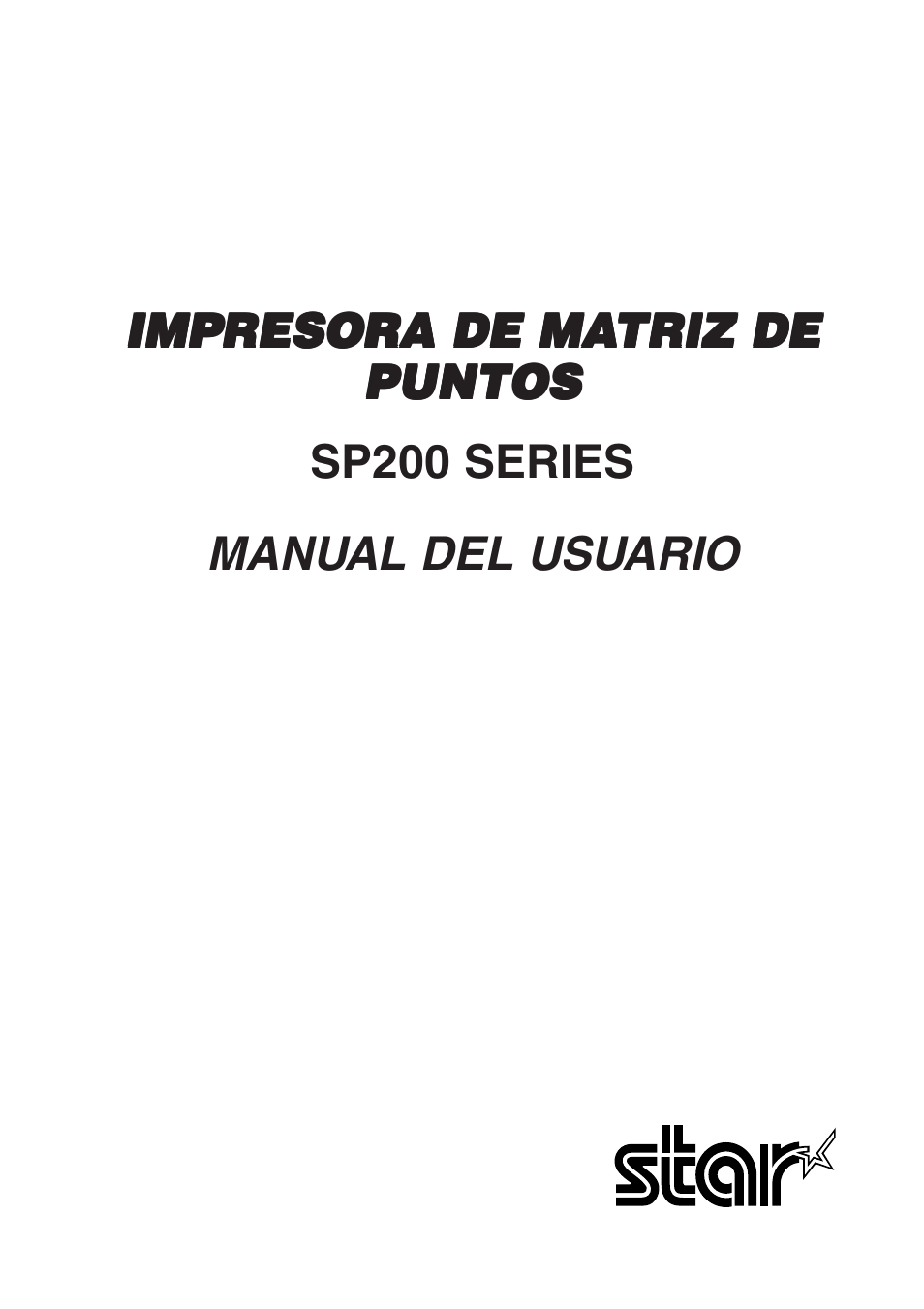 Spanish | Star Micronics Star SP200 Series User Manual | Page 57 / 127