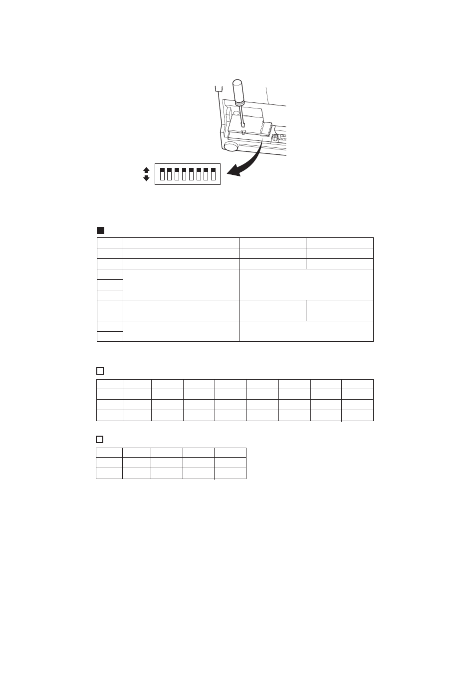 Dip-sw, Geração de caracteres | Star Micronics Star SP200 Series User Manual | Page 82 / 127