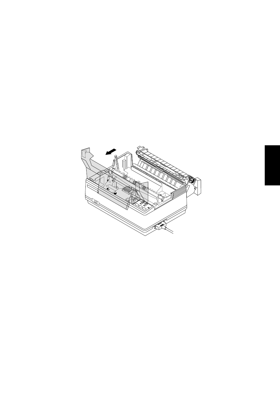 Mécanisme tracteur poussant, Installation du mécanisme tracteur poussant, Fr ench | Star Micronics PT-10Q User Manual | Page 17 / 36