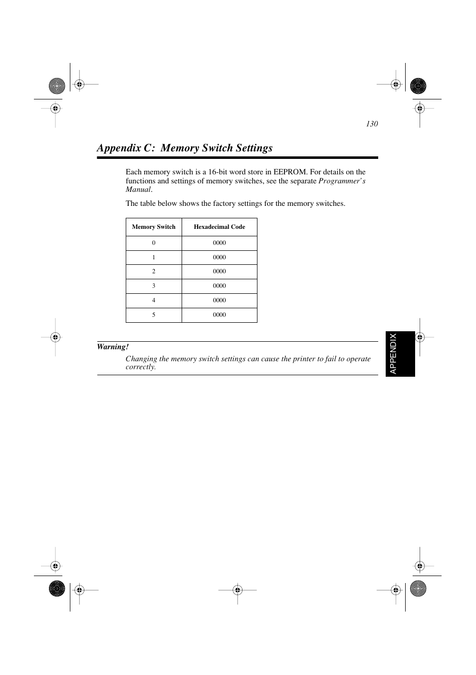 Star Micronics SP298 Series User Manual | Page 133 / 144