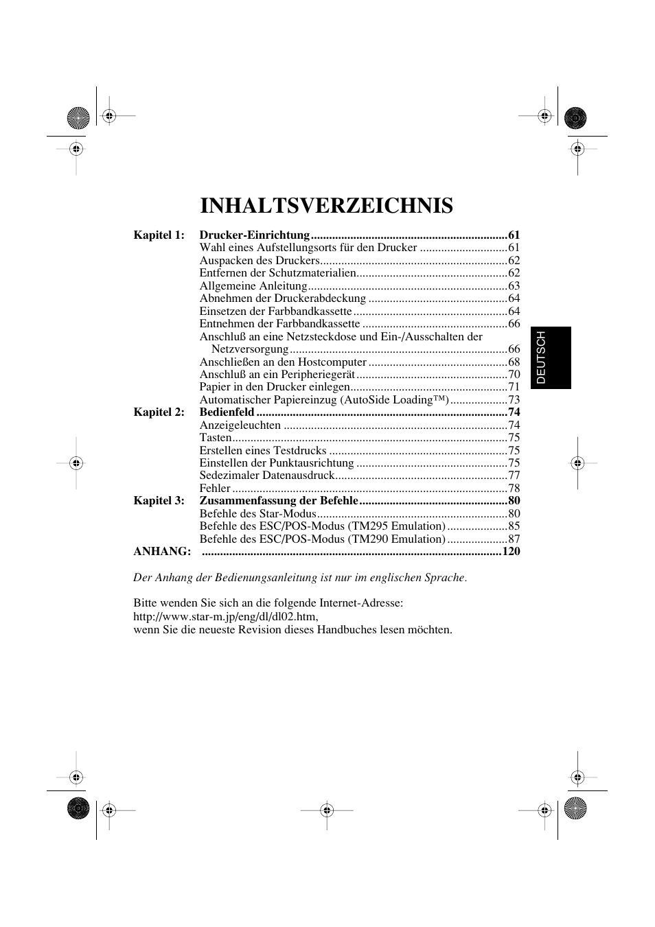 Star Micronics SP298 Series User Manual | Page 63 / 144