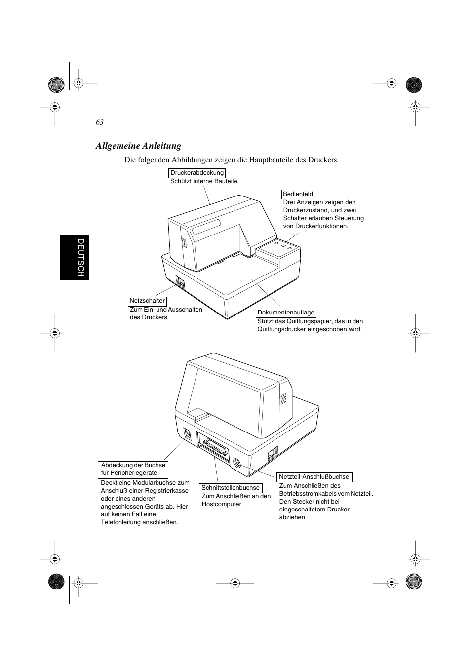 Allgemeine anleitung | Star Micronics SP298 Series User Manual | Page 66 / 144