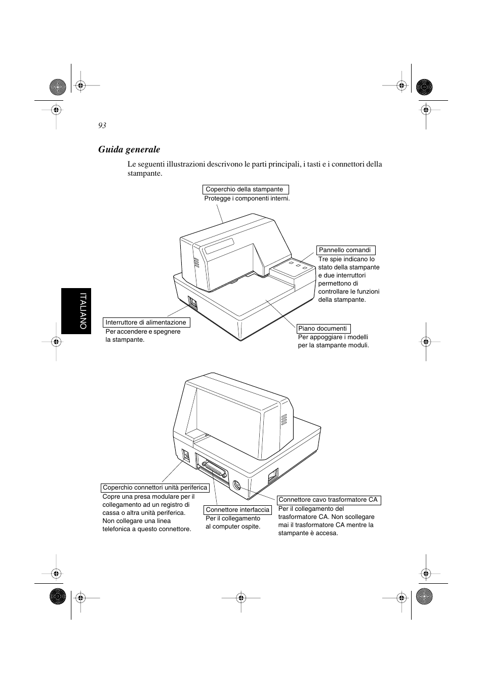 Guida generale | Star Micronics SP298 Series User Manual | Page 96 / 144