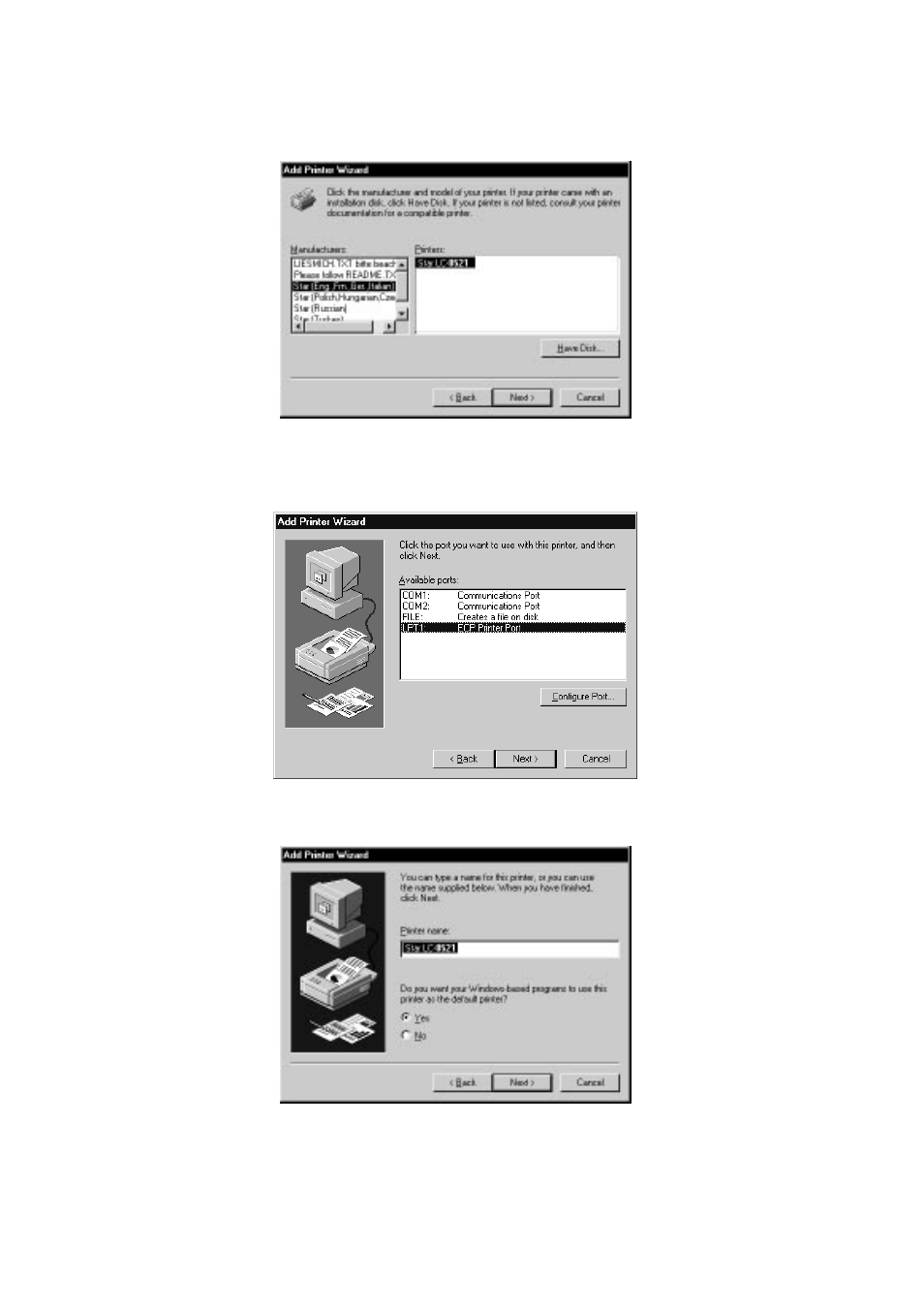 Star Micronics LC-8521 User Manual | Page 58 / 116