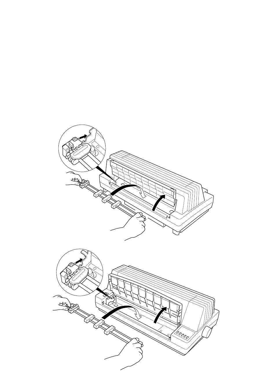 Installing the push tractor unit | Star Micronics LC-8521 User Manual | Page 77 / 116