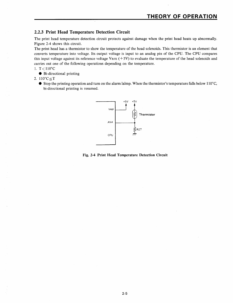 3 print head temperature detection circuit | Star Micronics SP320S User Manual | Page 15 / 94