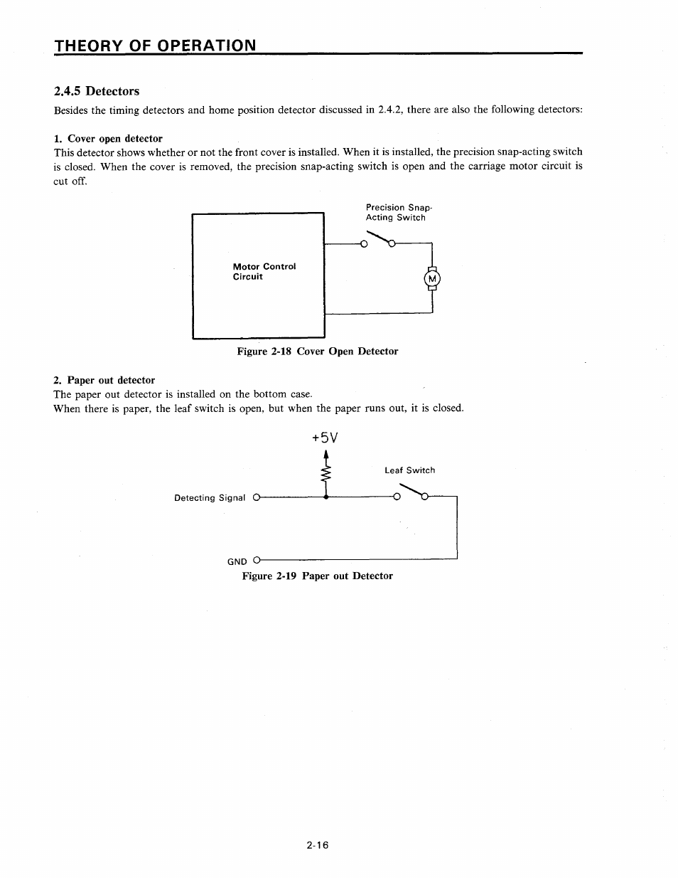 5 detectors | Star Micronics SP320S User Manual | Page 26 / 94