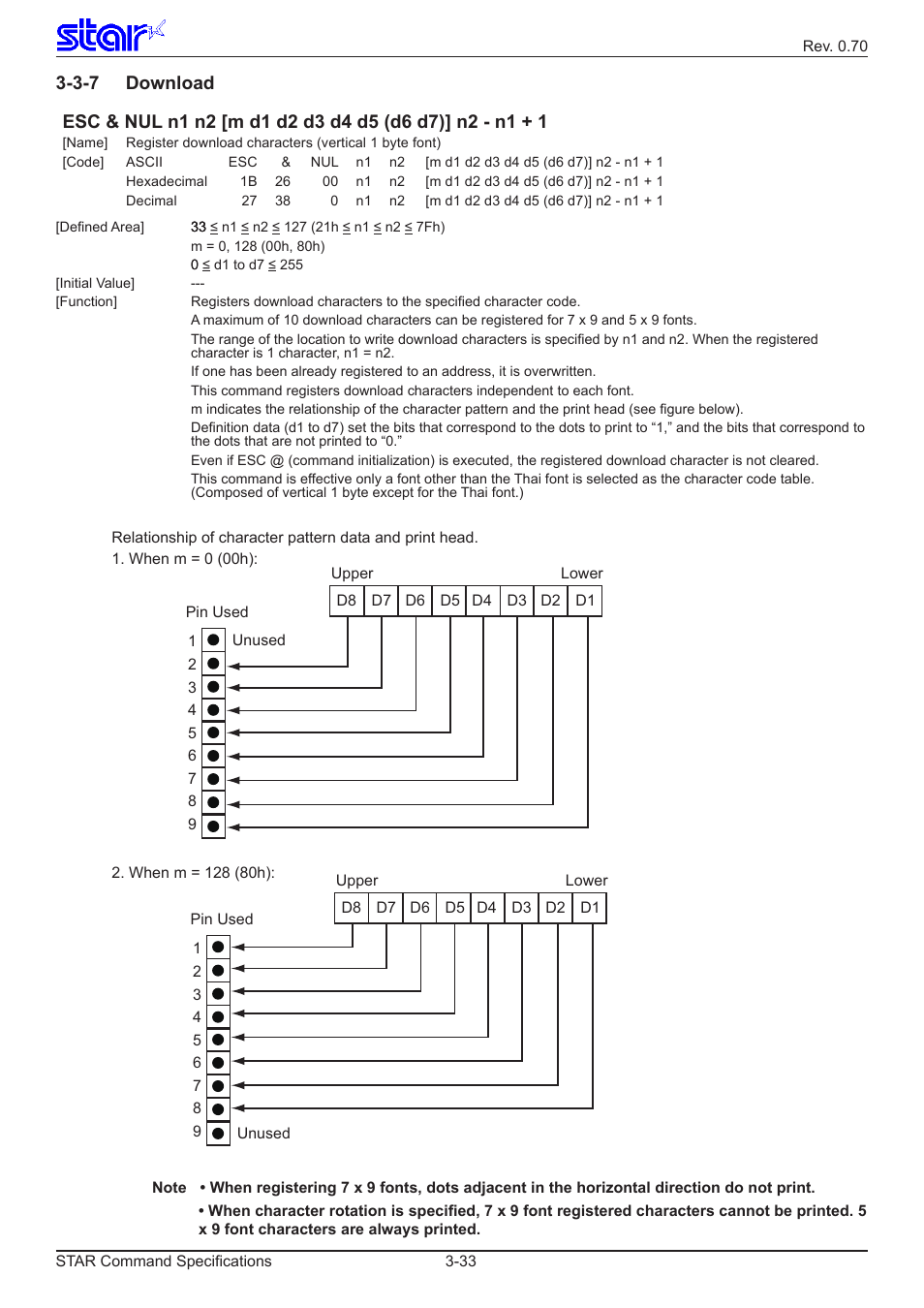 3-7 download | Star Micronics Dot Impact Printer User Manual | Page 41 / 104