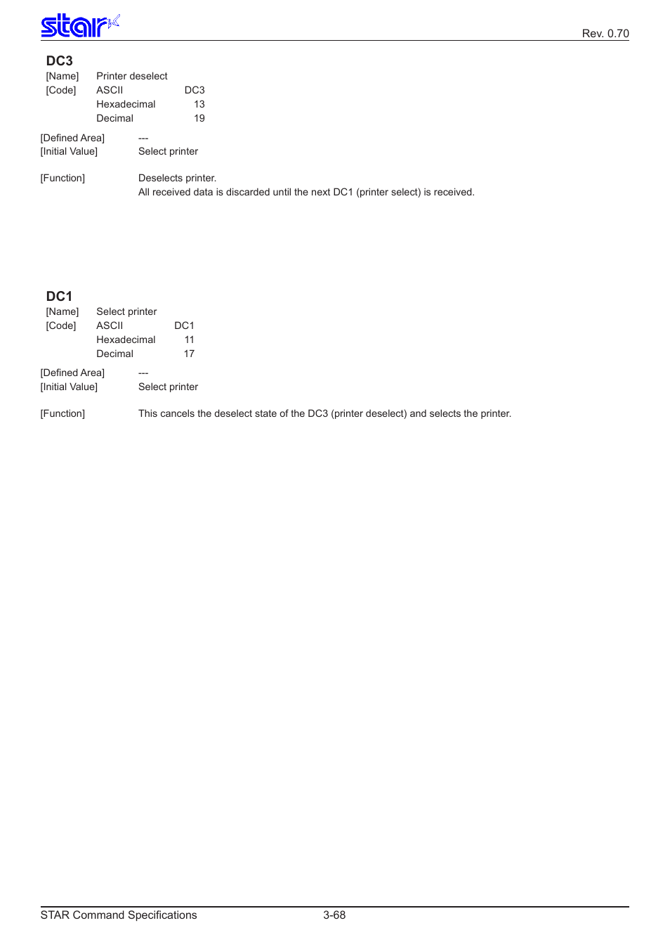Star Micronics Dot Impact Printer User Manual | Page 76 / 104