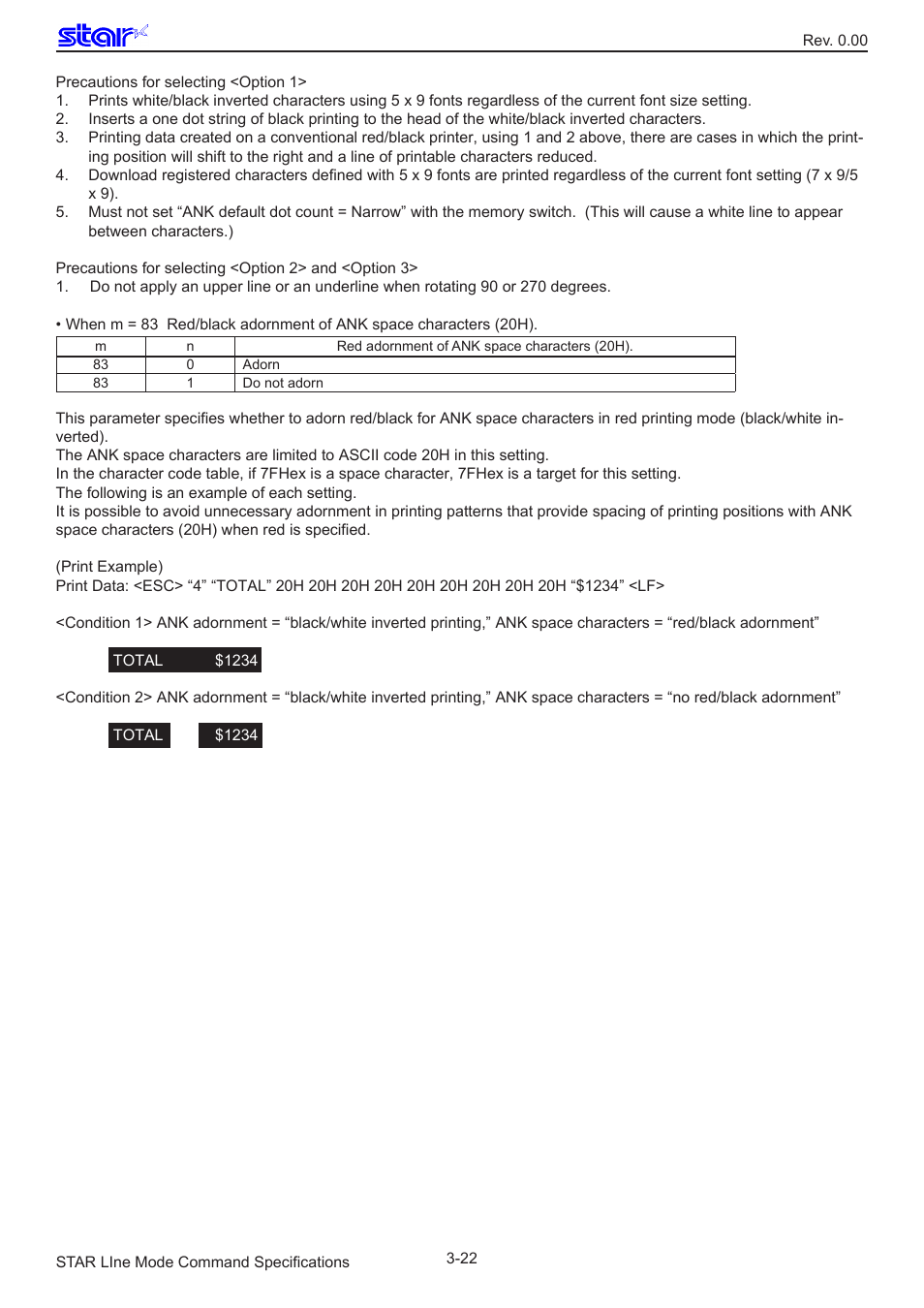 Star Micronics Line Thermal/Dot Printer User Manual | Page 34 / 209