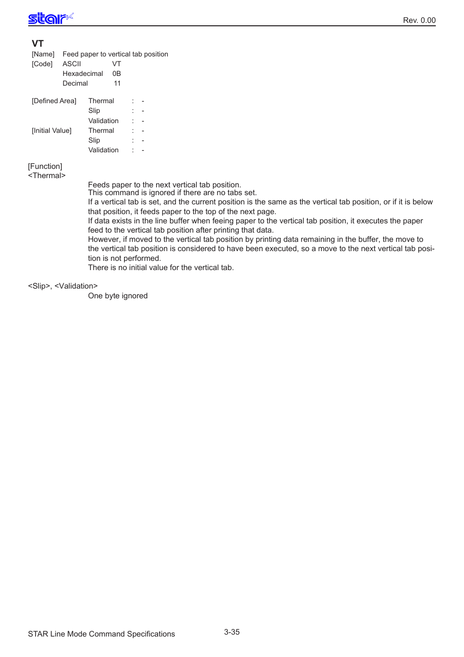 Star Micronics Line Thermal/Dot Printer User Manual | Page 47 / 209