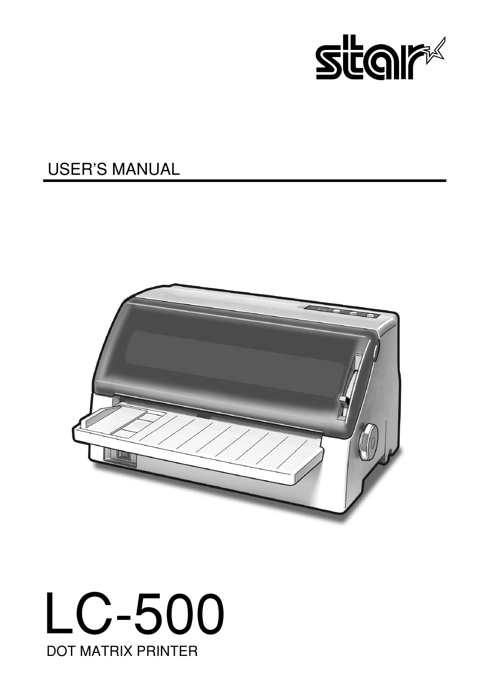 Star Micronics ATAR LC-500 User Manual | 72 pages