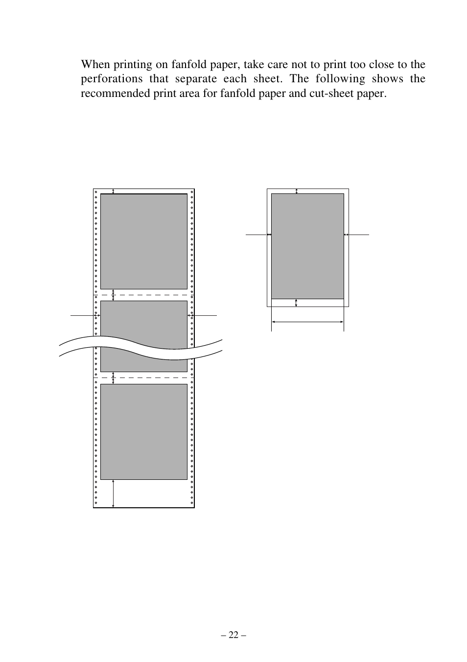 Printing on fanfold paper, English | Star Micronics ATAR LC-500 User Manual | Page 26 / 72