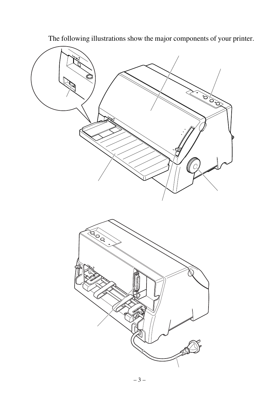 Printer components | Star Micronics ATAR LC-500 User Manual | Page 7 / 72