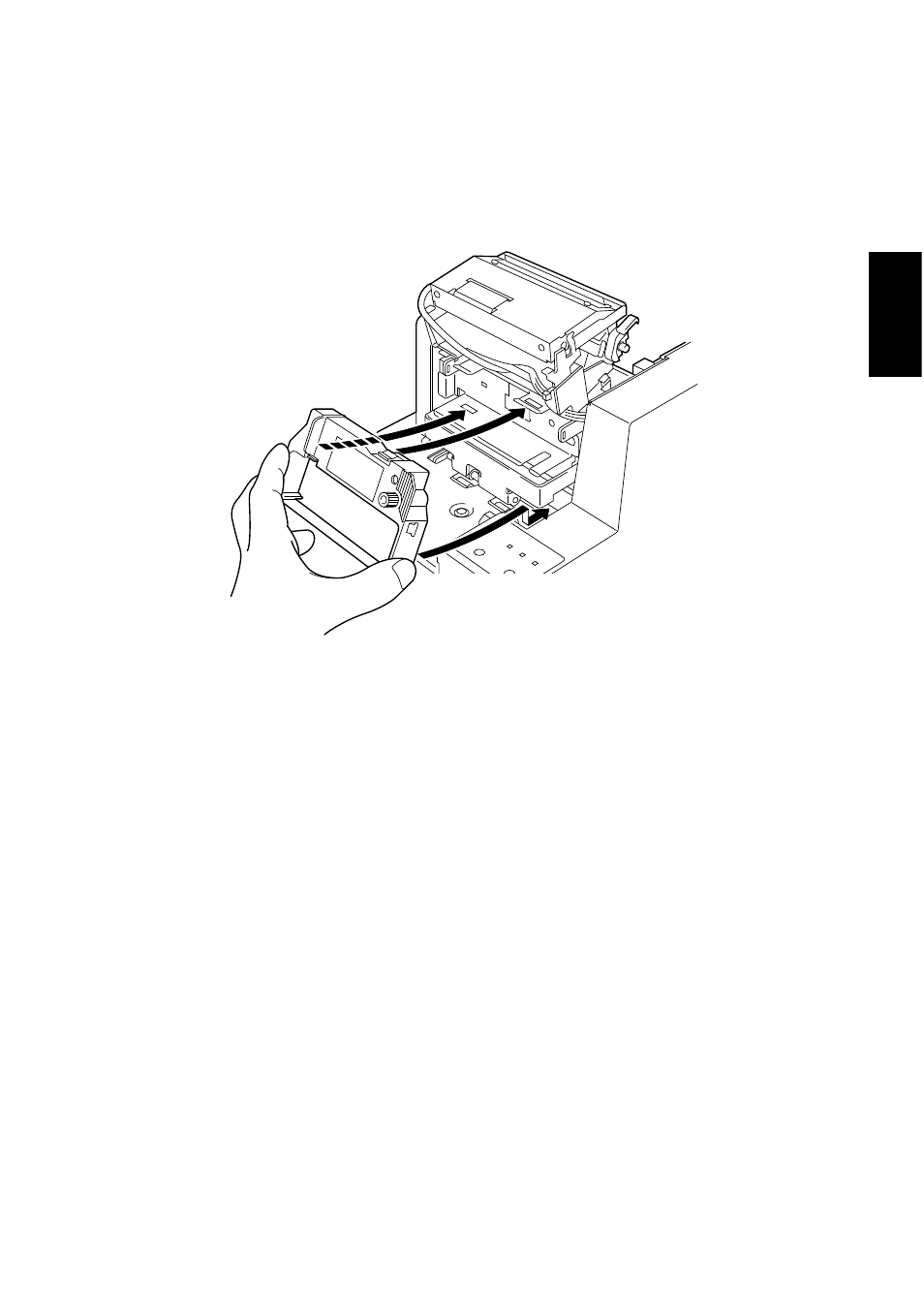 Retrait de la cassette à ruban | Star Micronics SCP700 User Manual | Page 47 / 176